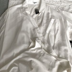 BNWT Express Full bottom Dress Shirt Bodysuit